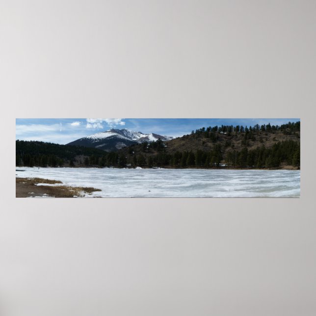 Lake O'Haver and Mtn Ouray Poster (Front)