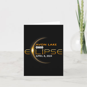 Lake Ohio Total Solar Eclipse 2024 Card