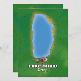 Lake Ohrid Turkey map