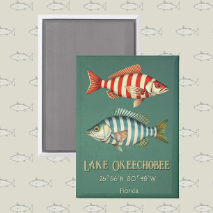 Lake Okeechobee Florida fish Magnet