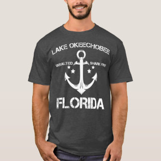 LAKE OKEECHOBEE FLORIDA Funny Fishing Camping T-Shirt