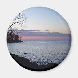 Lake Ontario at daybreak Magnet