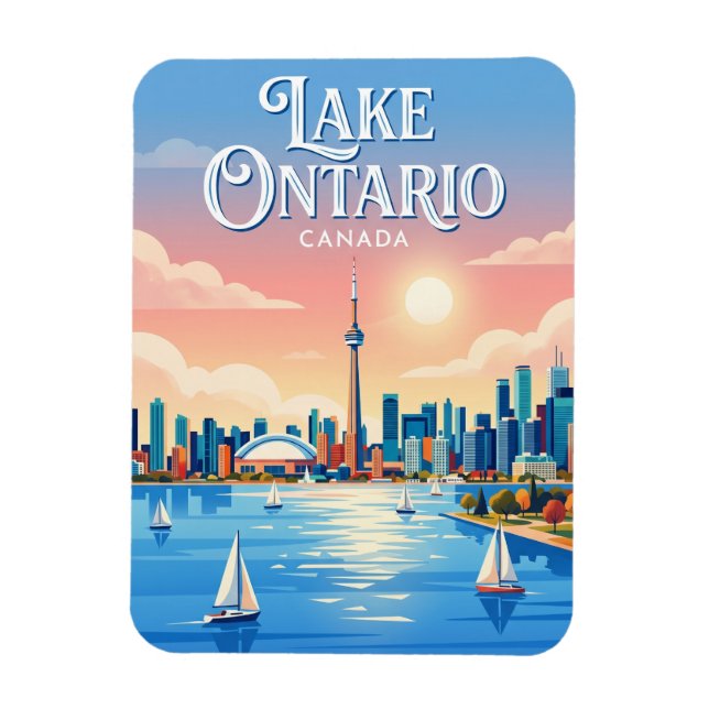 Lake Ontario Canada Magnet (Vertical)