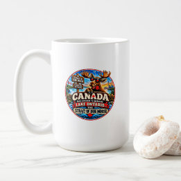 Lake Ontario is Now The Strait of Our Moose Funny Coffee Mug