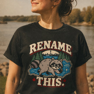 Lake Ontario Lake America Jimothy Racoon T-Shirt