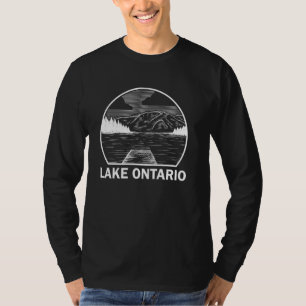 Lake Ontario New York Funny Fishing Camping Summer T-Shirt