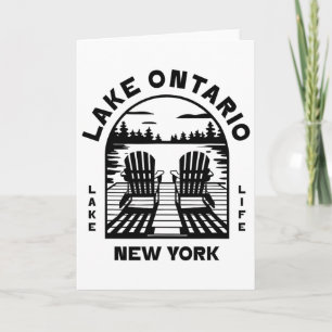 Lake Ontario New York Outdoors Vintage Card