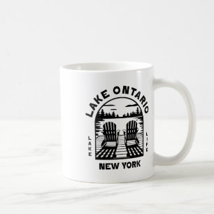 Lake Ontario New York Outdoors Vintage Coffee Mug
