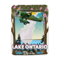 Lake Ontario North American flight poster