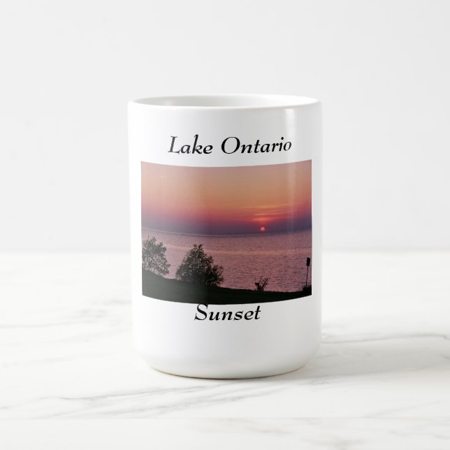 Lake Ontario Sunset Coffee Mug (Center)
