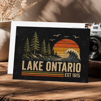 Lake Ontario Vintage Great Lakes Lake Life Postcard
