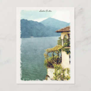 Lake Orta from Orta San Giulio Postcard