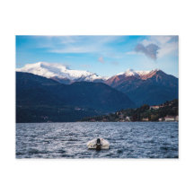 Lake orta in northern italy