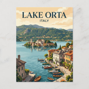 Lake Orta Italy Postcard