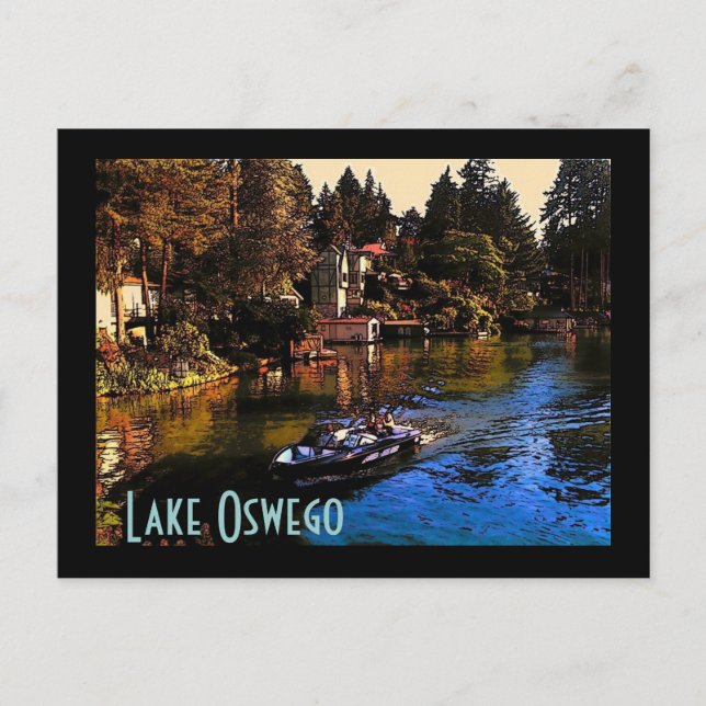 Lake Oswego Postcard (Front)