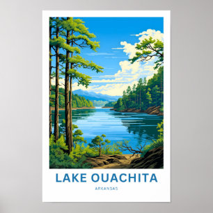 Lake Ouachita Arkansas Travel Print
