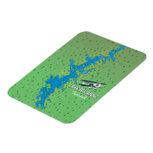 Lake Päijänne Finland beautiful map Magnet