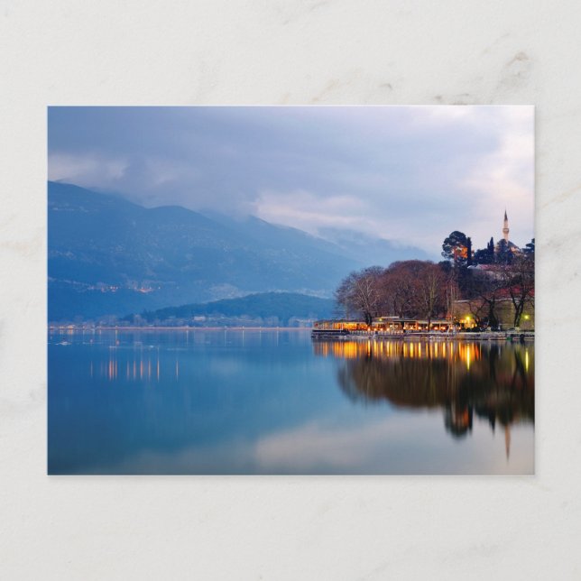 Lake Pamvotida Postcard (Front)