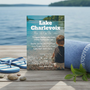 Lake Party Invitation 