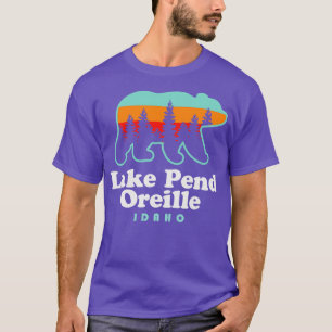Lake Pend Oreille Idaho Fishing Camping TShirt 1
