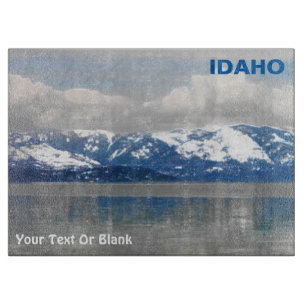Lake Pend Oreille Winter Cutting Board