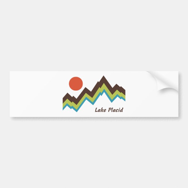 Lake Placid Bumper Sticker (Front)