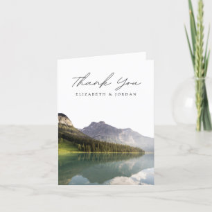 Lake Placid New York Blank Thank You Card
