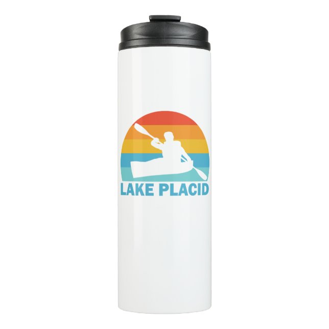 Lake Placid New York Kayak Thermal Tumbler (Front)