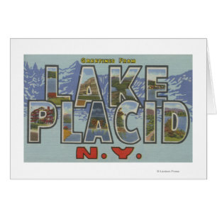 Lake Placid, New York - Large Letter Scenes