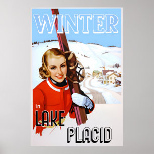 Lake Placid, New York Poster