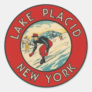 Lake Placid, New York - Sticker
