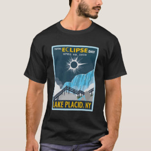 Lake Placid New York Total Solar Eclipse 2024 T-Shirt