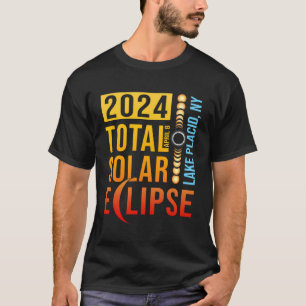 Lake Placid New York Total Solar Eclipse 2024 T-Shirt