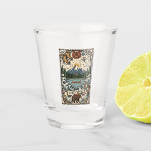 Lake Placid New York Travel Shot Glass