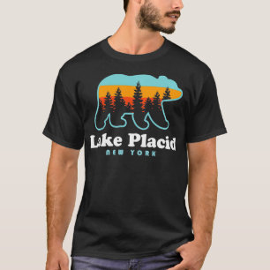 Lake Placid NY Adirondacks Bear Adirondack Hiking  T-Shirt