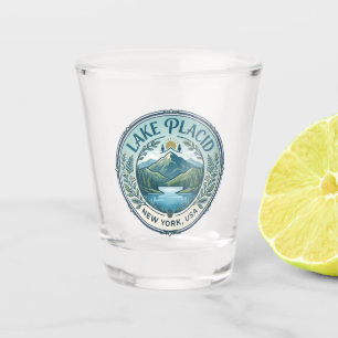 Lake Placid USA Shot Glass