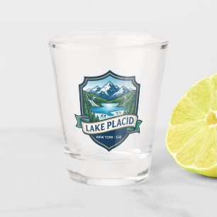 Lake Placid USA Shot Glass