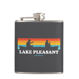 Lake Pleasant Arizona Canoe Hip Flask