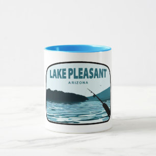 Lake Pleasant Arizona Fishing Rod Mug