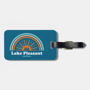 Lake Pleasant Arizona Rainbow Luggage Tag
