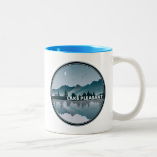Lake Pleasant Arizona Reflection Two-Tone Coffee Mug