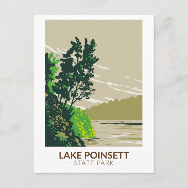 Lake Poinsett State Park Arkansas Vintage Postcard (Front)