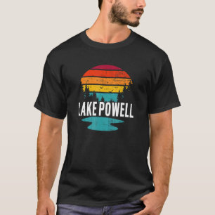 Lake Powell Arizona Hiking Vacation Vintage Sunset T-Shirt