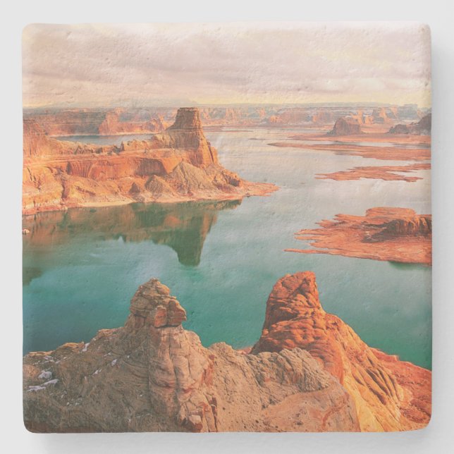 Lake Powell Arizona Stone Coaster (Front)