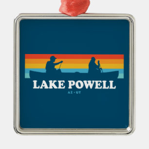 Lake Powell Arizona Utah Canoe Metal Ornament