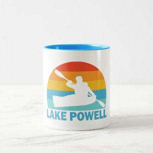Lake Powell Arizona Utah Kayak Two-Tone Coffee Mug