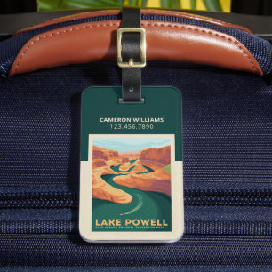 Lake Powell   Arizona & Utah Luggage Tag