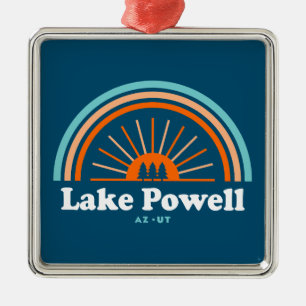Lake Powell Arizona Utah Rainbow Metal Ornament