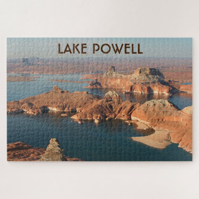 Lake Powell: Glen Canyon, early morning Jigsaw Puzzle (Horizontal)