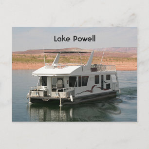 Lake Powell: Houseboat,  Arizona, USA 5 Postcard